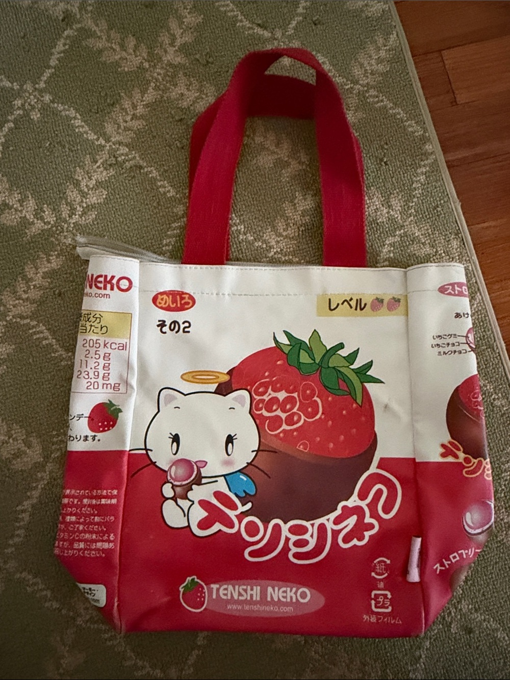 Tenshi neko Y2K vintage kawaii tote bag